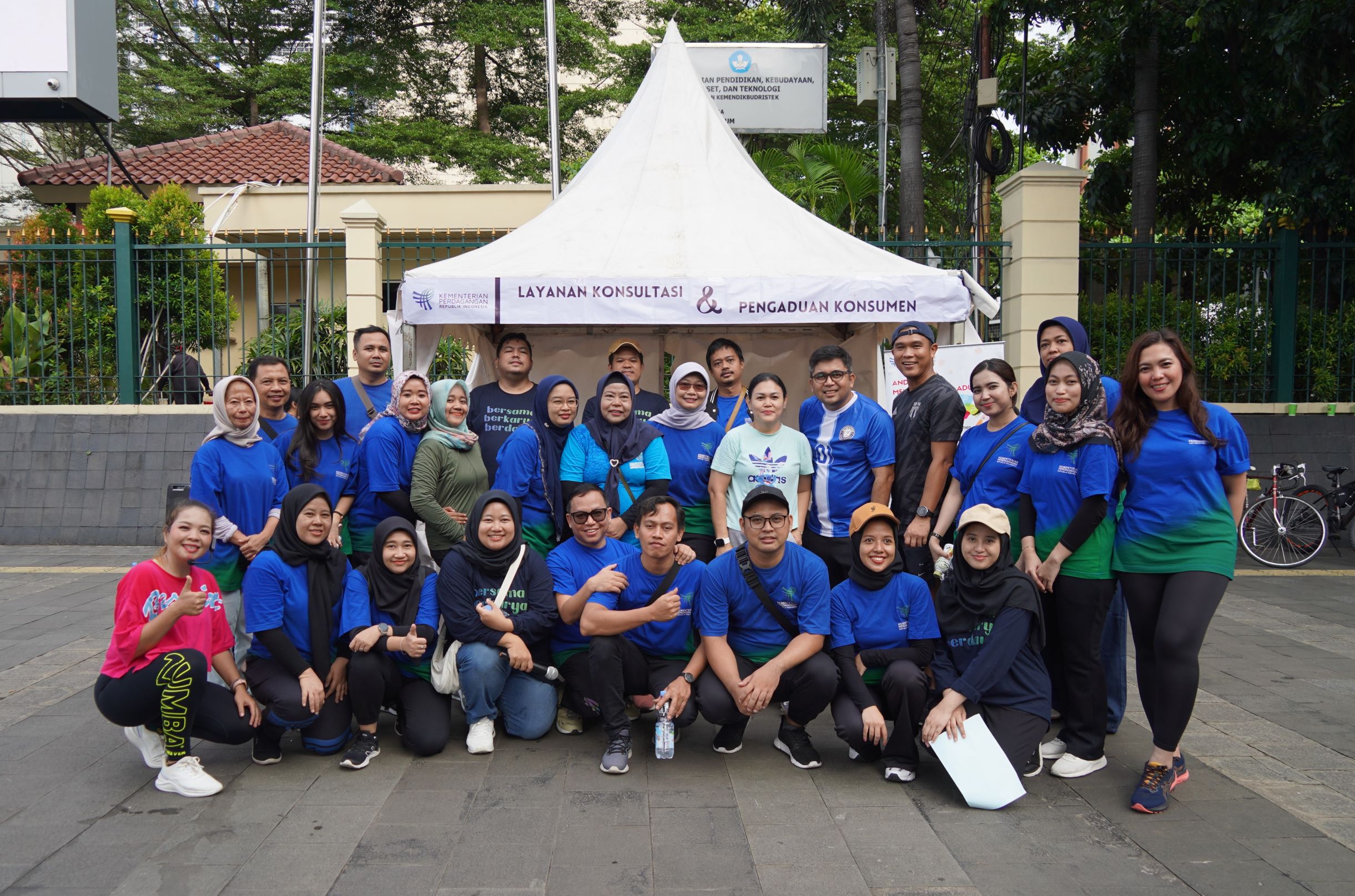 Ditjen PKTN Membuka Konsultasi Pengaduan Konsumen di Lokasi Car Free Day Senayan, Jakarta