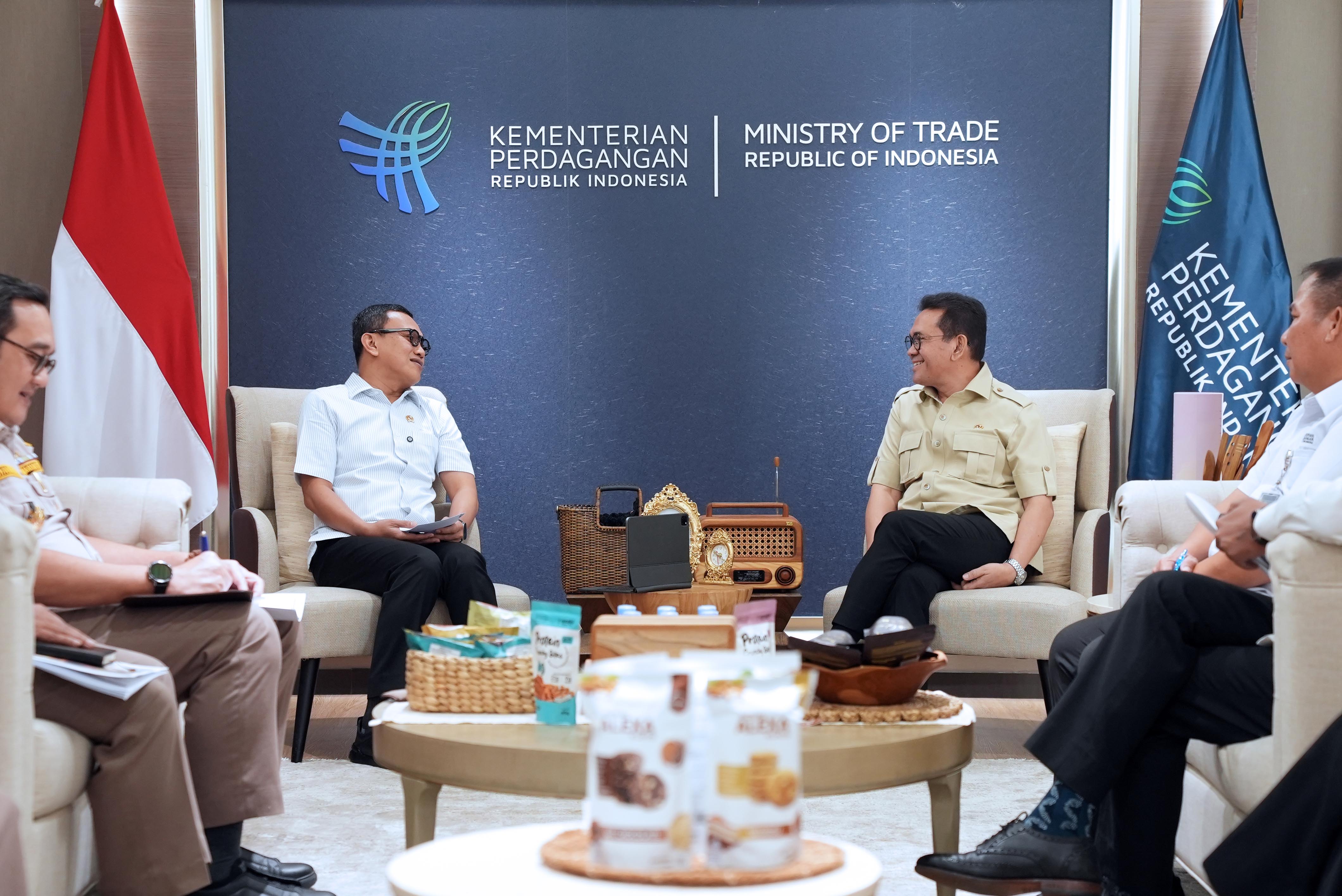 Pertemuan Mendag dengan Kepala Barantin