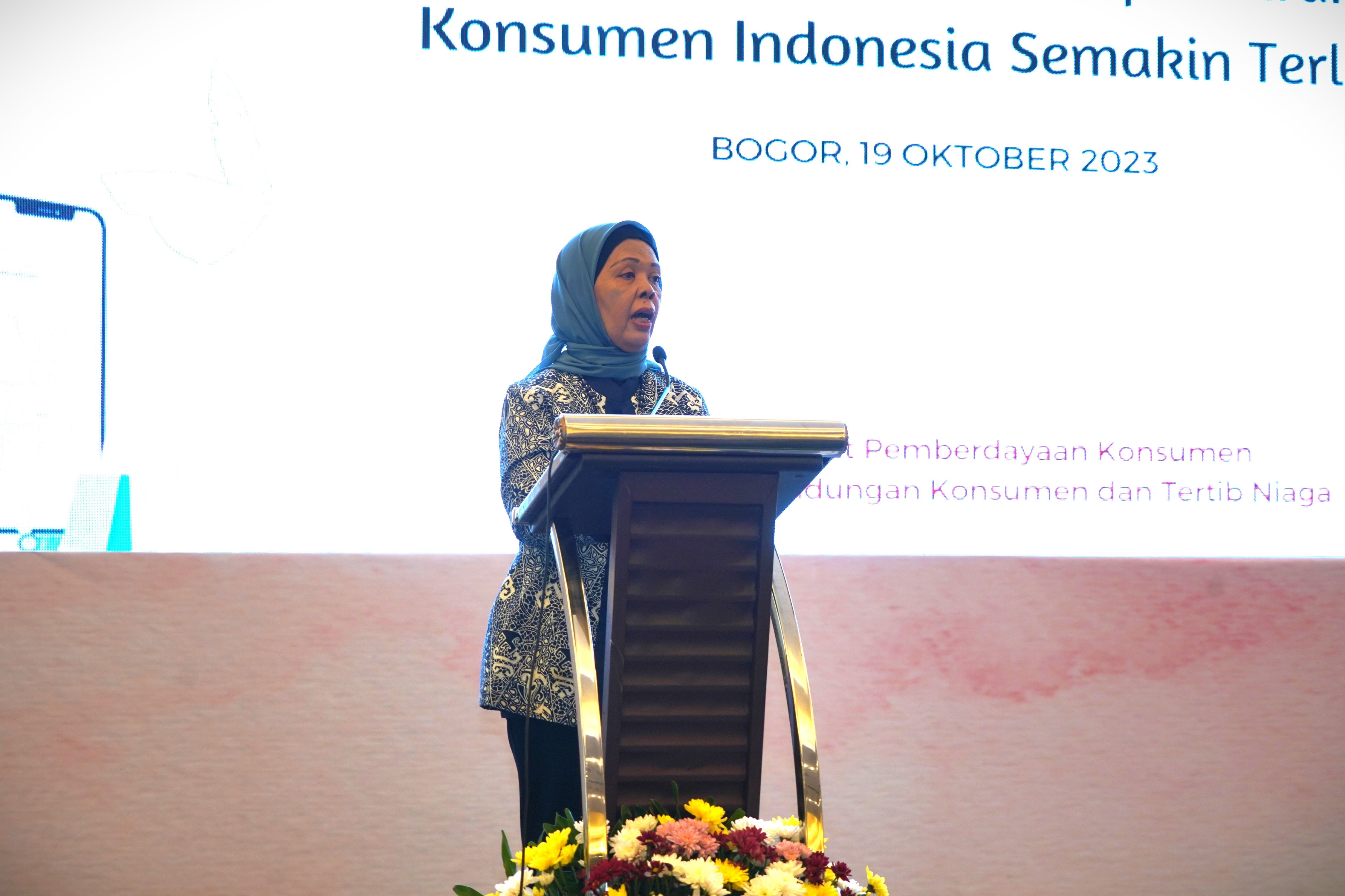 Dalam laporannya, Inspektur Jenderal Kementerian Perdagangan Frida Adiati menyampaikan bahwa tujuan kegiatan ini adalah meningkatkan pemahaman dan pengetahuan tentang perlindungan konsumen secara mendalam khususnya untuk perempuan Indonesia.