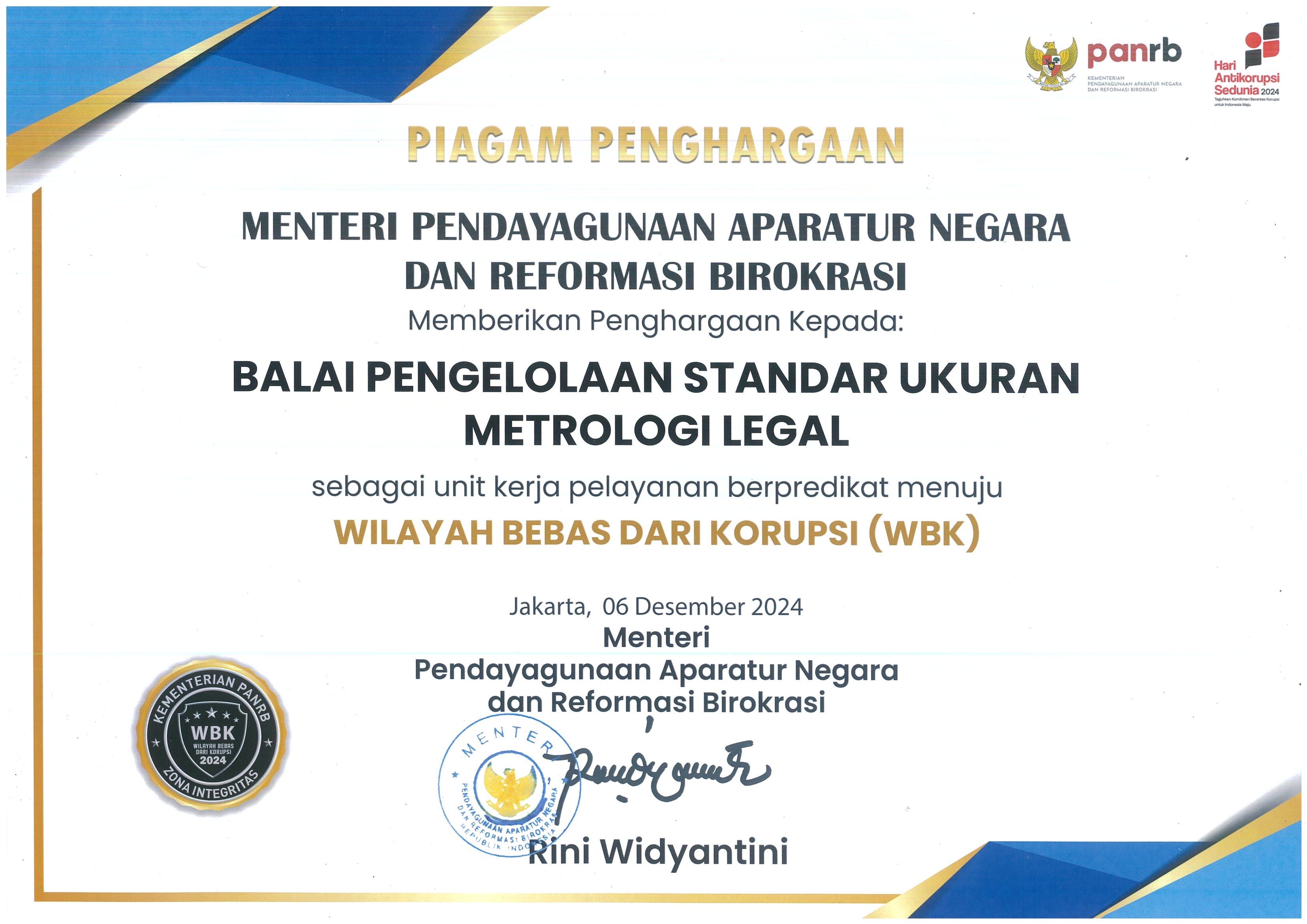 Bp Suml Dan Bpmb Ditjen Pktn Menerima Predikat Zona Integritas Menuju