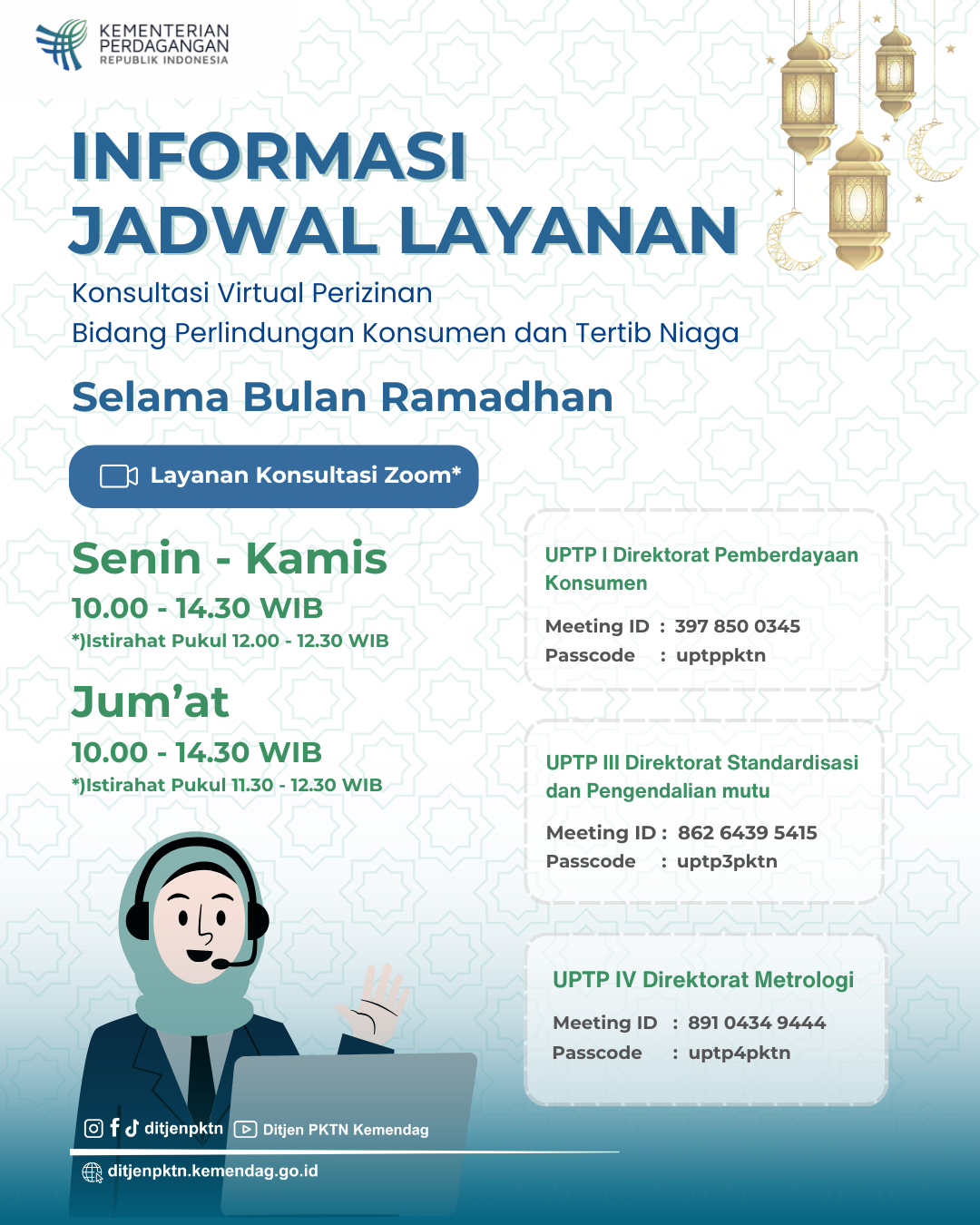 Layanan Konsultasi Selama Bulan Ramadhan